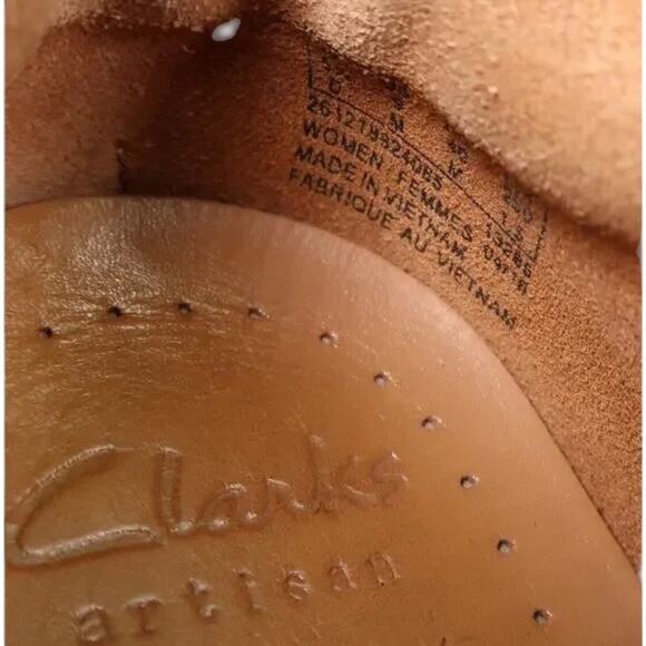 Clarks Shoes Womens 9 Slip On Casual Oxford Leather Comfort Unstructured Artisan - Picture 12 of 15